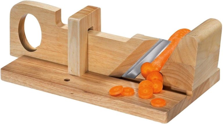 Zassenhaus M050950 Gourmet, trancheuse manuelle à charcuterie en bois
